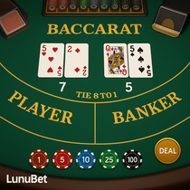 LunuBet - Baccarat Table Game - Play Online