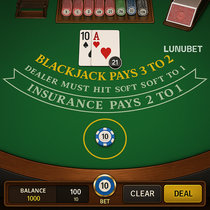 LunuBet - Blackjack Table Game - Play Online